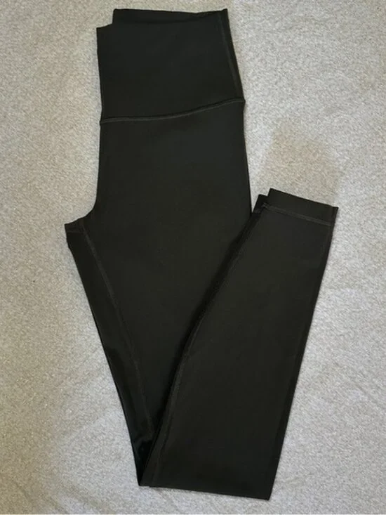 lululemon athletica Dark Green High-Waisted Leggings - Picture 1 of 3